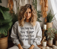 Thumbnail for Vintage Cow Crewneck
