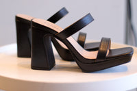 Thumbnail for Platform High Heel Double Strap Sandal