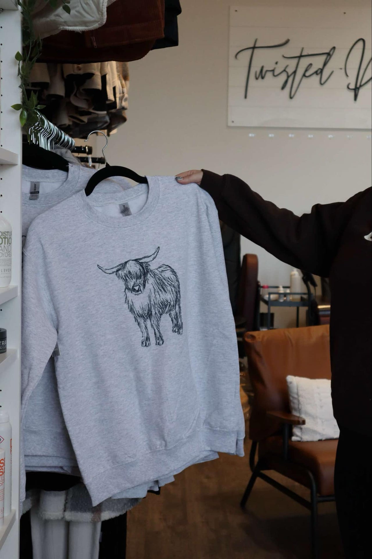 Highland Cow Crewneck