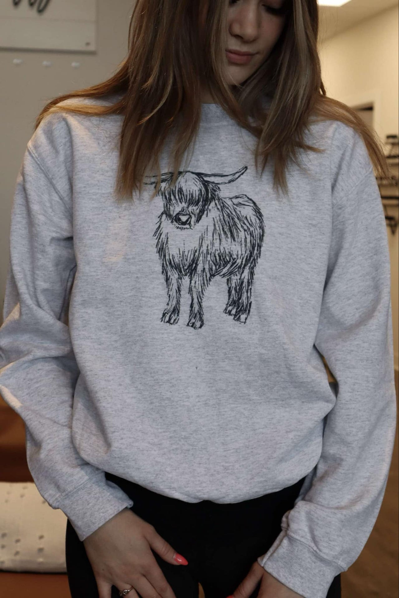 Highland Cow Crewneck