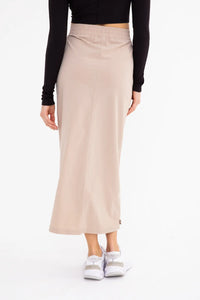 Thumbnail for Mid-Rise Adjustable Cargo Maxi Skirt